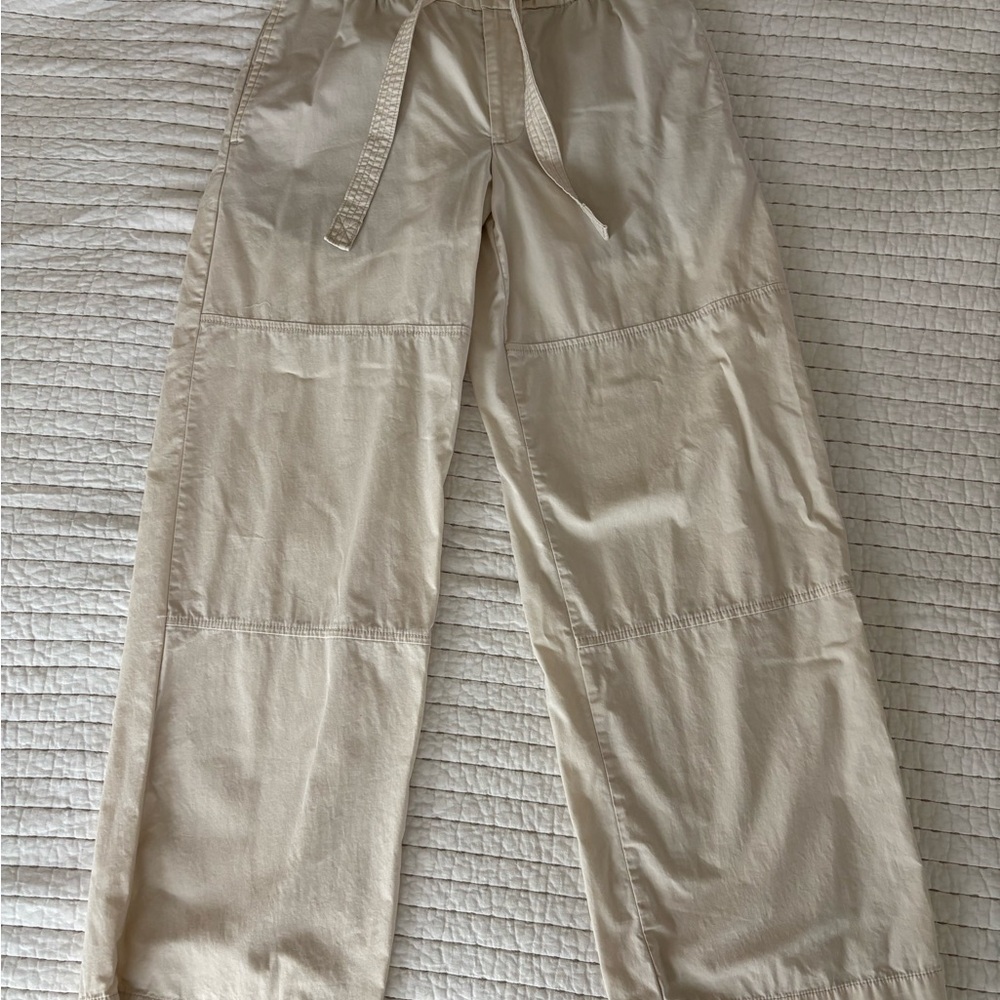 Banana Republic Straight Leg Cream Pants